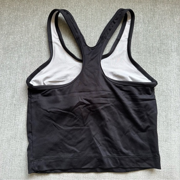 Cropped Sports Bra Tank - Black, Size Small - Picture 5 of 5